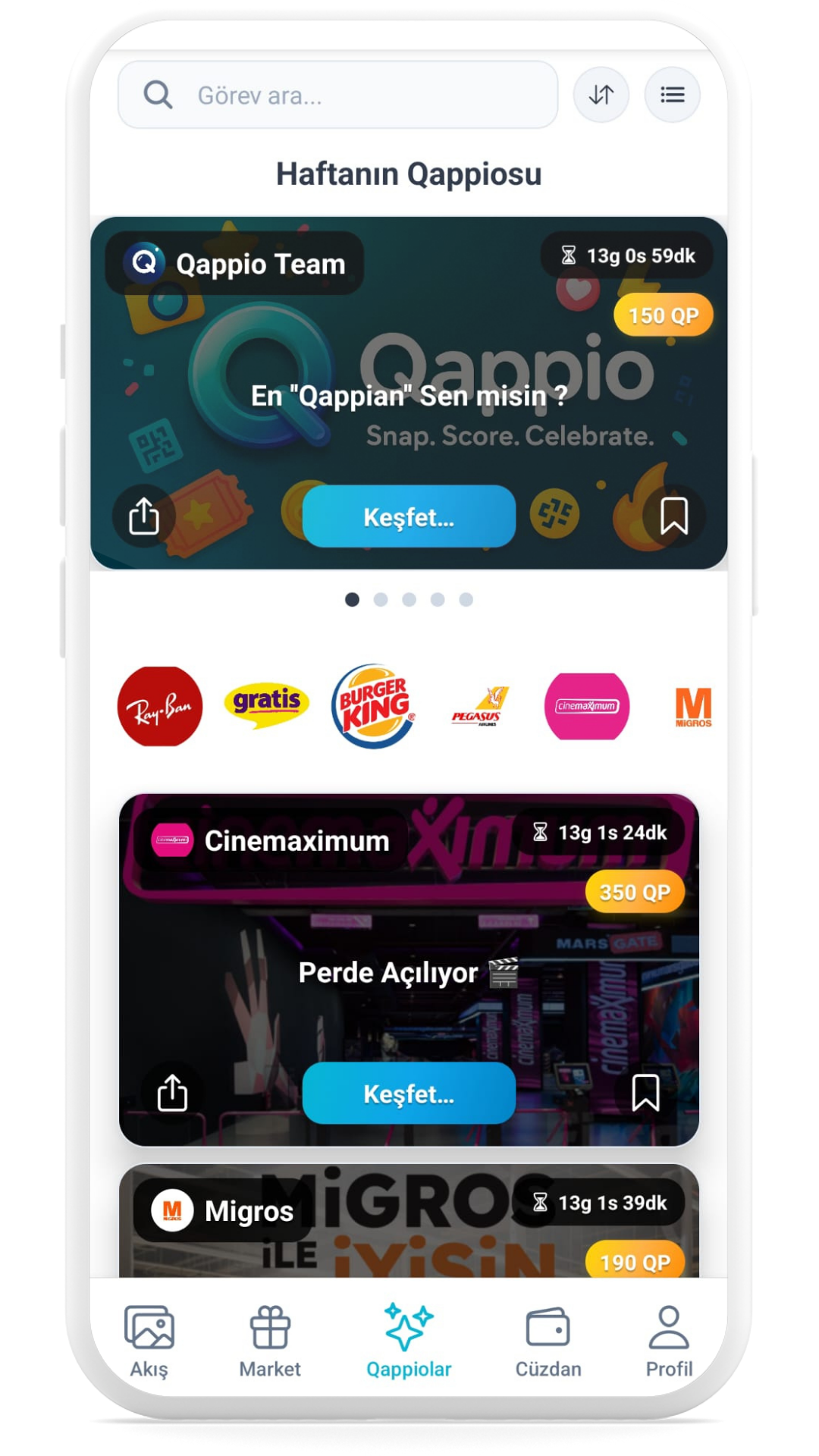 Qappioları Keşfet...