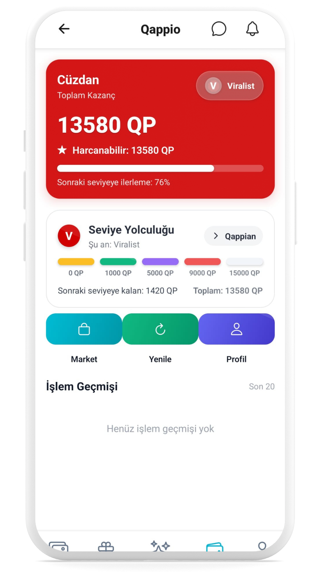 Level atladıkça daha büyük ödüller kazan...